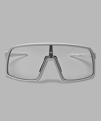 OAKLEY Rectangular Sunglass(For Men, Clear)