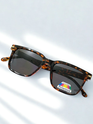 ANJANEY ENTERPRISES Retro Square Sunglasses(For Men & Women, Black)