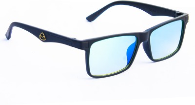 jiebo Rectangular Sunglasses(For Men, Blue)