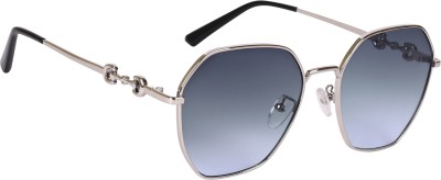 AISLIN Wayfarer, Round Sunglasses(For Men & Women, Grey)