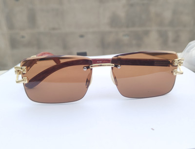 ATOUCH Rectangular Sunglasses(For Men & Women, Brown)