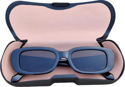 SDEEP Rectangular Sunglasses(For Men & Women, Black)