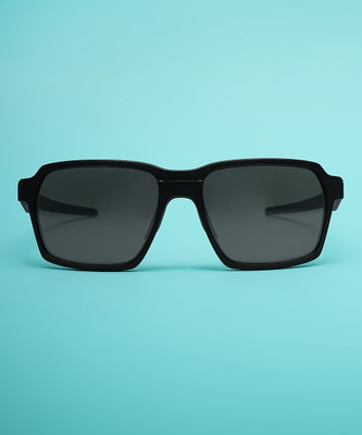 OAKLEY Rectangular Sunglass(For Men, Grey)
