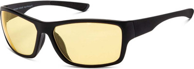 VINCENT CHASE Rectangular Sunglasses(For Men & Women, Yellow)
