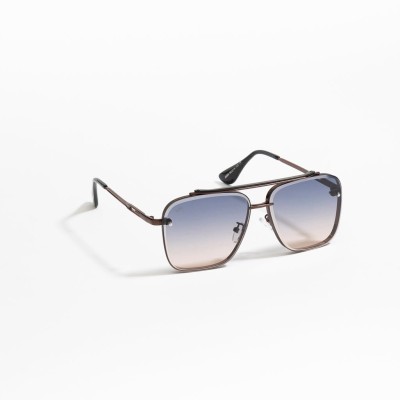 URBAN MONKEY Retro Square Sunglasses(For Men & Women, Grey)