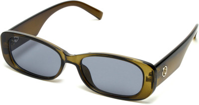 MESPEE Rectangular Sunglasses(For Men & Women, Blue)
