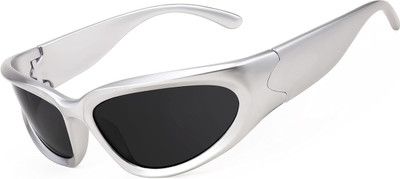 Zeemork Sports Sunglasses(For Men & Women, Black)