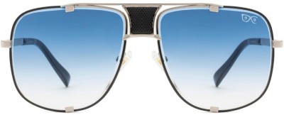 HEXXA Clubmaster Sunglasses(For Men, Blue)