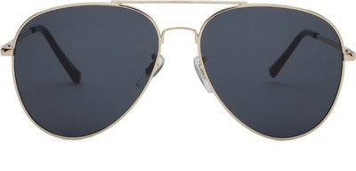 Intellilens UV Protection Aviator Sunglasses (Free Size)  (For Men & Women, Black) For Rs. 449 @ 55 %