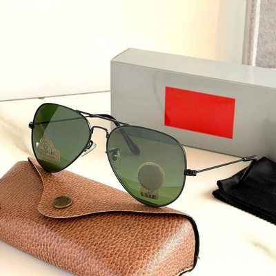 Dark Romance Aviator Sunglasses(For Men, Green)