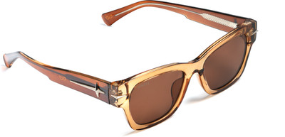 Eyeric Rectangular Sunglasses(For Men & Women, Brown)