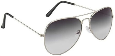 GANSTA Aviator Sunglasses(For Men & Women, Grey)