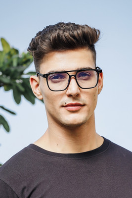 RESIST EYEWEAR Retro Square Sunglasses(For Men & Women, Clear)