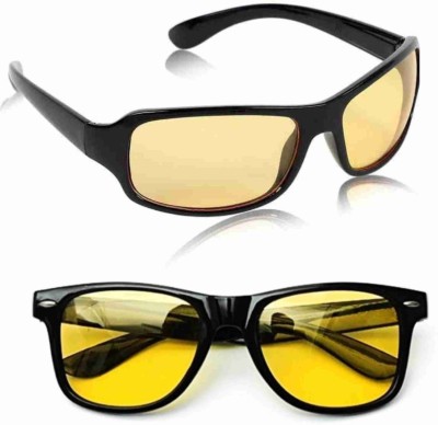 Sundry Wayfarer, Sports Sunglasses(For Boys & Girls, Yellow)