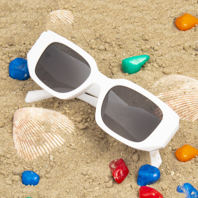 Ted Smith Retro Square Sunglasses(For Men & Women, Grey)