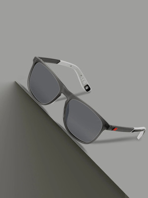 New Balance Retro Square Sunglasses(For Men, Silver)