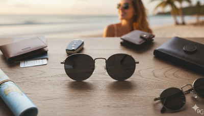 Neolux Round Sunglasses(For Women, Black)