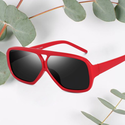 PETER JONES Aviator Sunglasses(For Men & Women, Black)