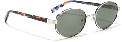MacV Oval Sunglasses(For Men & Women, Green)