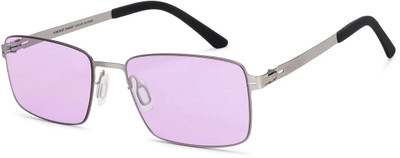 VINCENT CHASE Rectangular Sunglasses(For Men & Women, Violet)