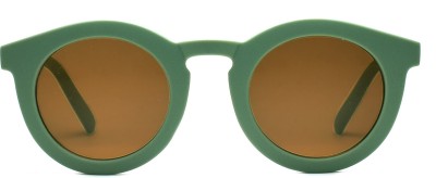 PETER JONES Round Sunglasses(For Men & Women, Brown)