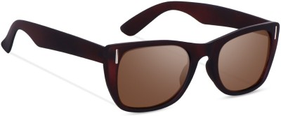 Crazywinks Retro Square Sunglasses(For Men & Women, Brown)