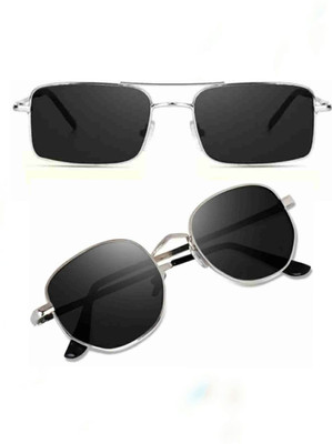 Matchless Wayfarer, Rectangular Sunglasses(For Boys & Girls, Black)