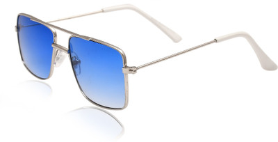 Soku Shopee Rectangular Sunglasses(For Boys & Girls, Blue)