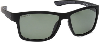 Fastrack Wayfarer Sunglasses(For Men, Green)