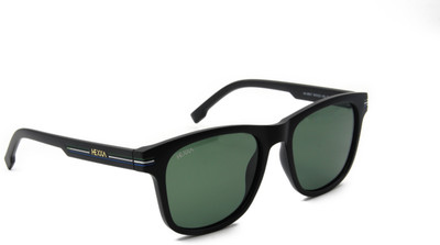 HEXXA Rectangular Sunglasses(For Men, Green)