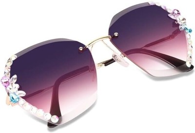 FZ CRAFT Butterfly Sunglasses(For Men & Women, Multicolor)