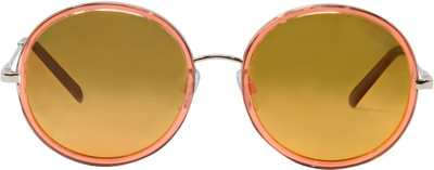 Enrico Round Sunglasses(For Men & Women, Yellow)