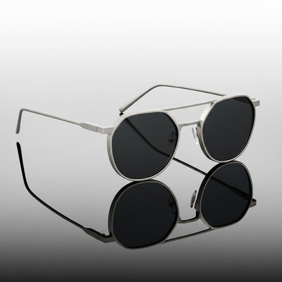 DKERAOD Round Sunglasses(For Men & Women, Grey)