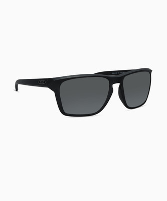 OAKLEY Rectangular Sunglass(For Men, Grey)
