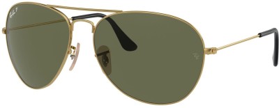 Ray-Ban Aviator Sunglasses(For Men, Green)