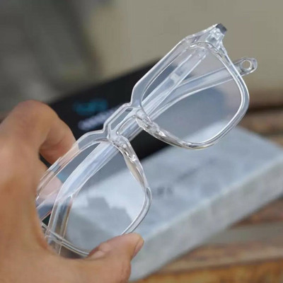 Dannilo Retro Square Sunglasses(For Men & Women, Clear)
