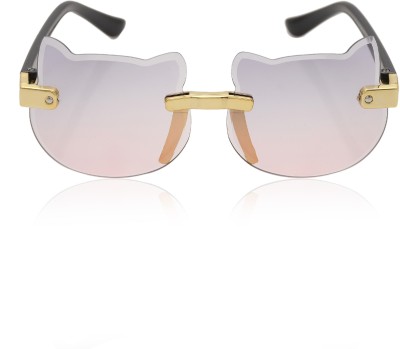 Shop Frenzy Cat-eye Sunglasses(For Boys & Girls, Pink)