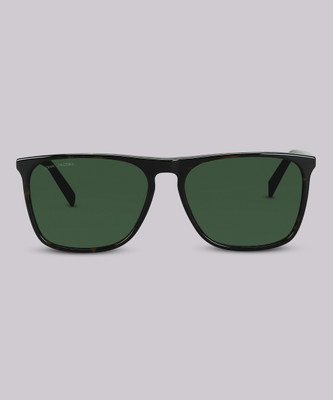 john jacobs Rectangular Sunglasses(For Men & Women, Green)