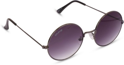 DUKE Round Sunglasses(For Men & Women, Violet)