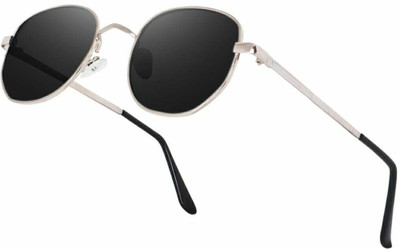 Supreno Rectangular Sunglasses(For Men, Black)