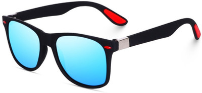Supreno Wayfarer Sunglasses(For Men, Blue)