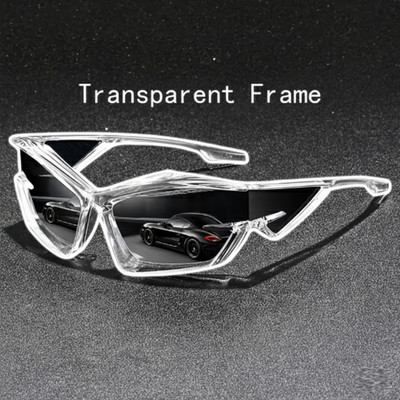 TheDarker Sports, Wrap-around Sunglasses(For Men & Women, Black)