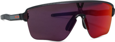 OAKLEY Rectangular Sunglass(For Men, Red)