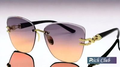 Rich Club Butterfly Sunglasses(For Women, Brown)