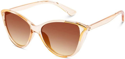 AKAYI Cat-eye Sunglasses(For Women, Brown)