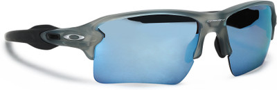 OAKLEY Rectangular Sunglass(For Men, Blue)