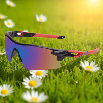 JEERATI Sports Sunglasses(For Men & Women, Multicolor)