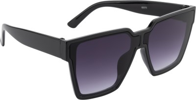 Dressberry Retro Square Sunglasses(For Women, Grey)