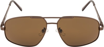 Speksee Rectangular Sunglasses(For Men, Brown)