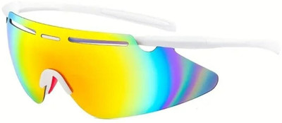 HUVORA Sports, Wrap-around Sunglasses(For Men & Women, Multicolor)